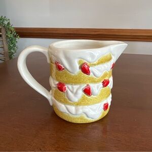 Vintage 1981 Handmade Strawberry Shortcake Food Design Coffee Mug